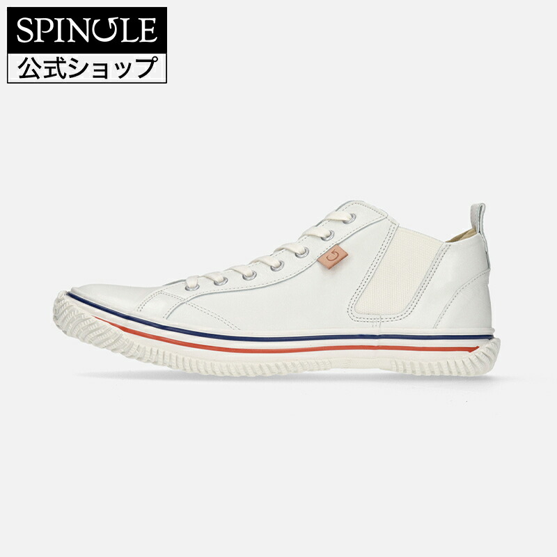【百貨店SALE】【取り替えっこ返品無料】SPINGLE SP-442 White/Blue スピングル SP-442 白いこと青み 革 スニーカー【大きさ取り替えっこ可】【楽ギフ_荷拵え】
