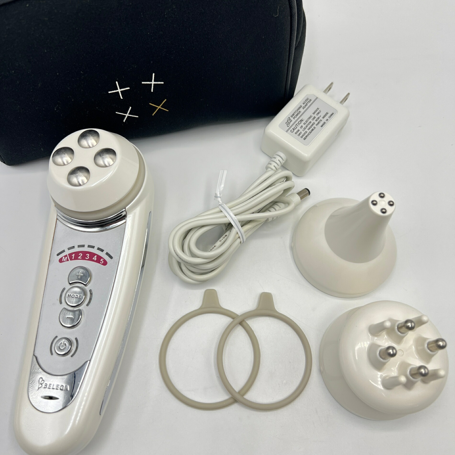 セルキュア4tプラス美顔器 充電器・専用ケース付き ベレガ 【国内正規品シリアルNO付】【保証付】ベレガ belega