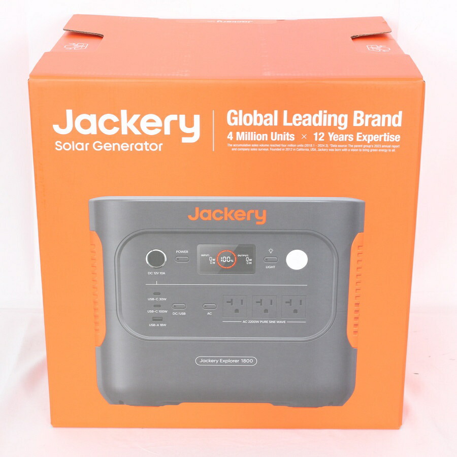 楽天市場】【在庫有り】Jackery ジャクリ ポータブル電源 1800 JE