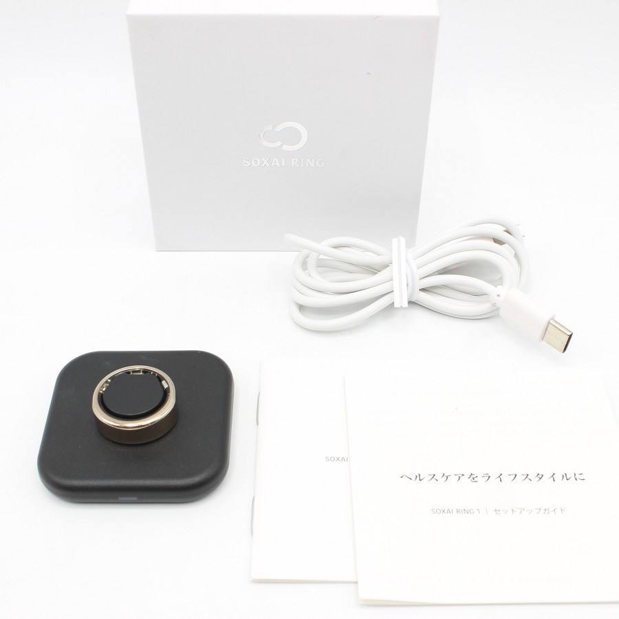 【百貨店SALE！制限事項クーポン券】SOXAI RING 1 R10124 サクラ色ゴールド 12号 かっこ良い輪っか ソクサイリング 本体 【中古】