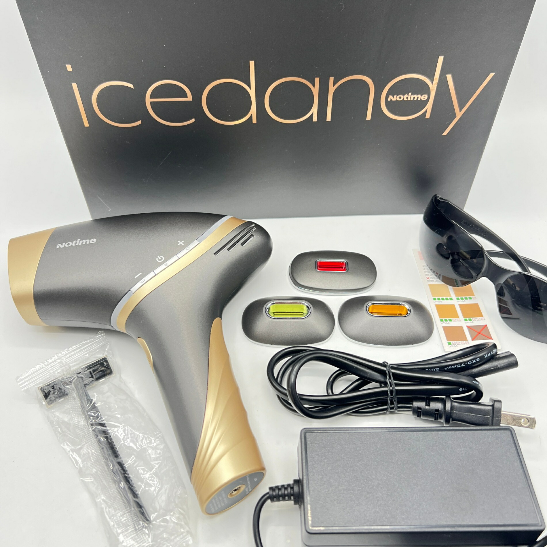 【極美品】脱毛器 icedandy notime SKB2108 完備品 メンズ 楽天市場】【基本宅配便送料無料】 『家庭用 メンズ光脱毛器