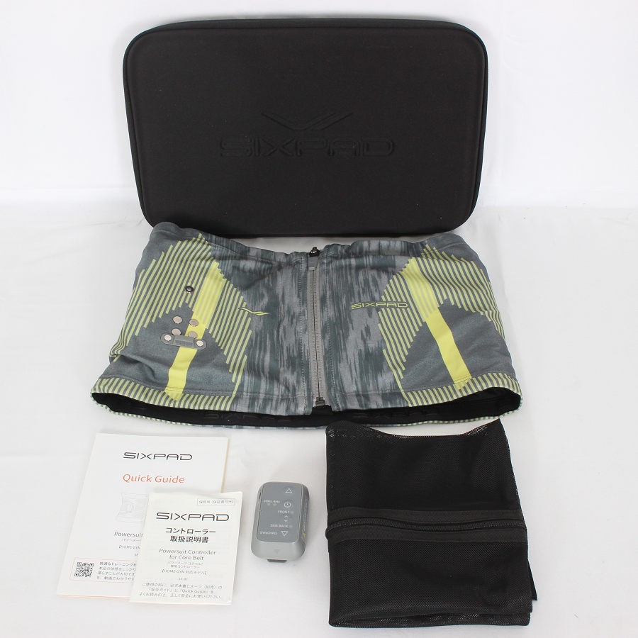 SIXPAD パワースーツコアベルト 説明書・付属品付き SIXPAD パワースーツコアベルト 説明書・付属品付き