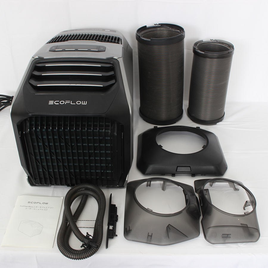 【百貨店SALE！押さえる引き換え証】EcoFlow WAVE 2 ZYDKT210-JP EFKT210 携帯型冷房装置 冷暖相応う エコ流出 縮くれる 本体 【中古】