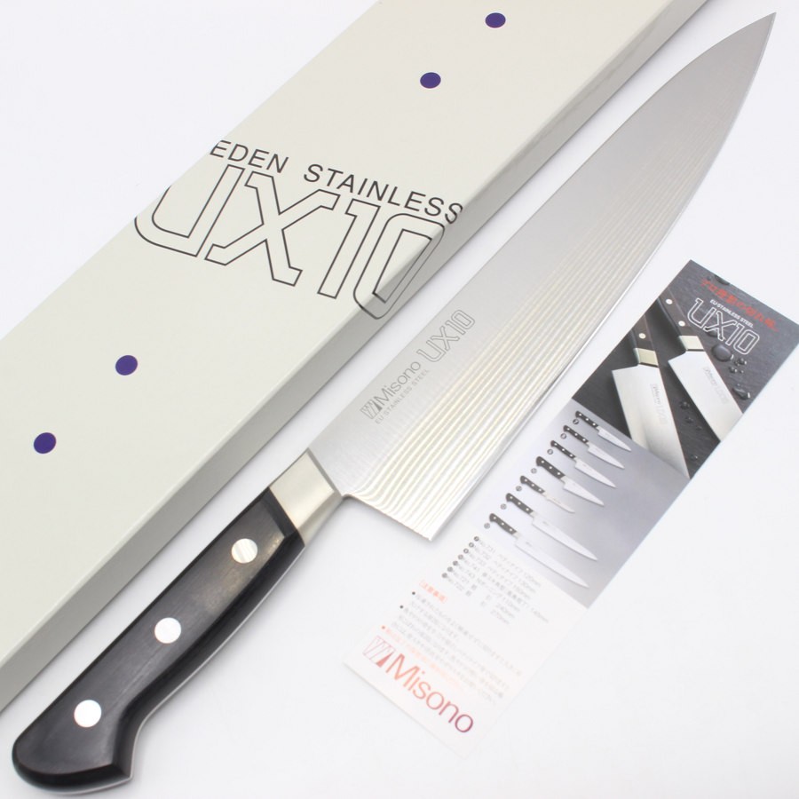楽天市場】包丁 misono ux10 牛刀 180 本刃付け ミソノ MISONO UX10