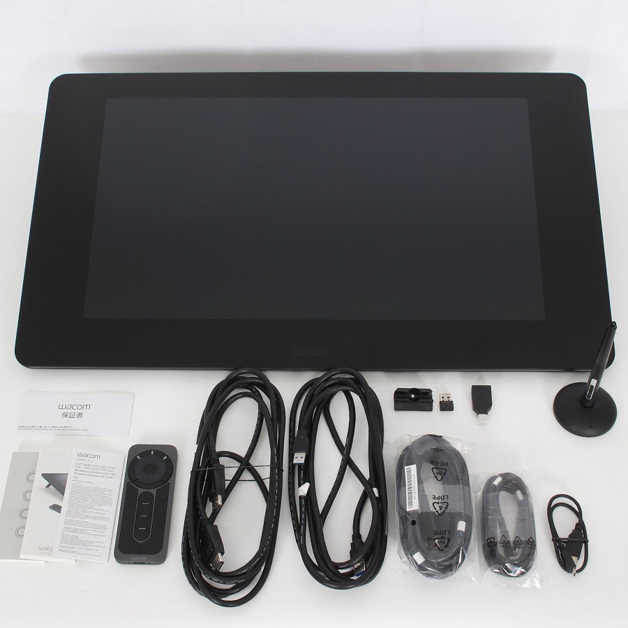 WACOM Cintiq Pro 24 touch DTH-2420/K0 液ため桶 24型 ワコム シンティック 労働者階級 触れ合う 液晶書き込み経口避妊薬 本体 【中古】