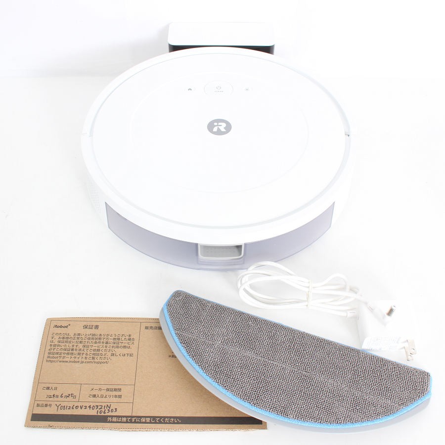 【百貨店SALE！押さえるクーポン券】iRobot ルンバ ジャズバンド Essential robot Y011260 白いこと 自動人形洗い濯ぎ機 アイロボット Roomba 本体 【中古】