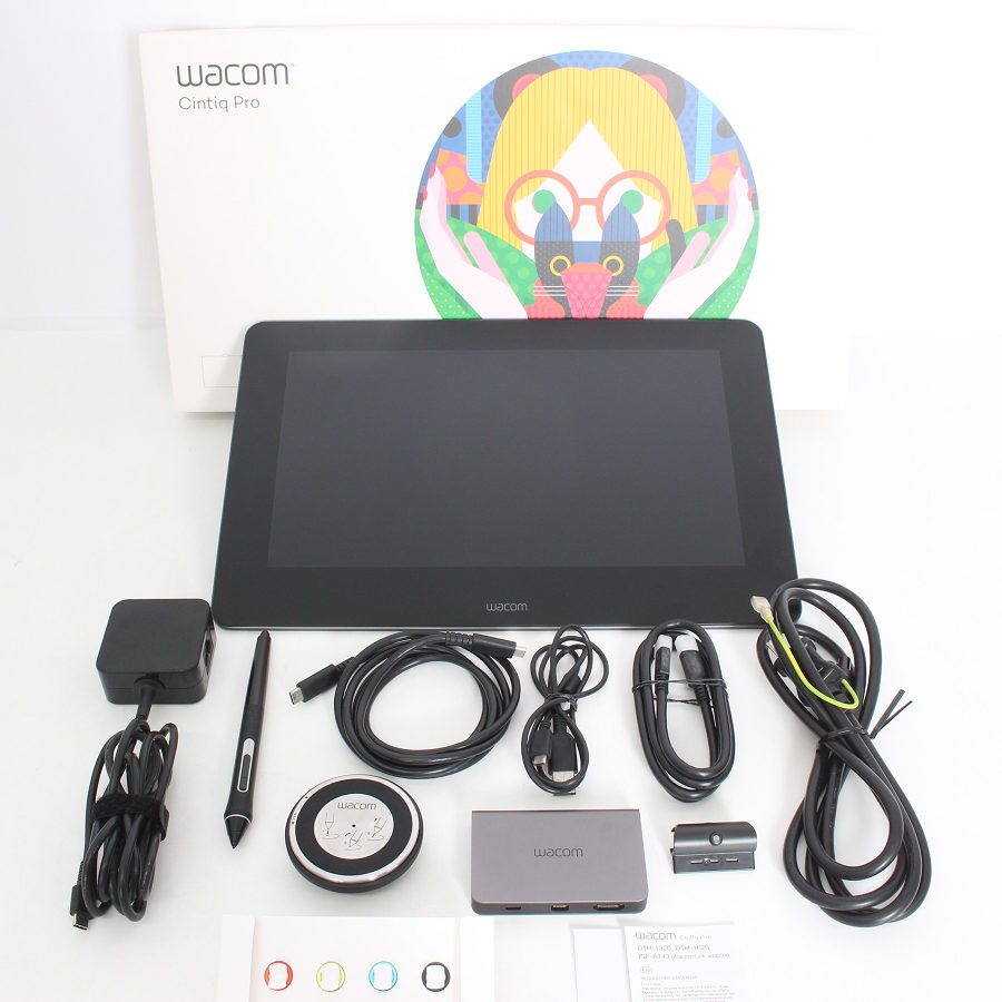 【美品】WACOM Cintiq Pro 13 DTH-1320/AK0 液晶書き込み経口避妊薬 13.3型 盛りだくさん固定ディスク 液晶経口避妊薬 ワコム 本体 【中古】