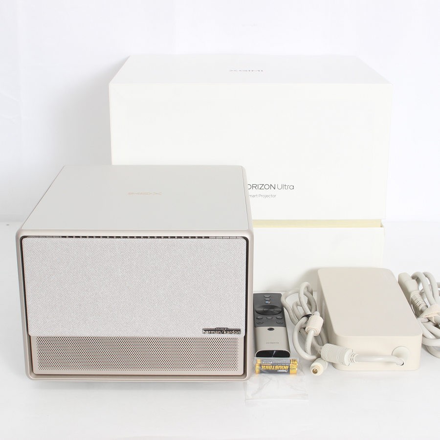 【お買い物マラソン限定クーポン】【美品】XGIMI HORIZON Ultra XM13N Misty Gold ホームシアタープロジェクター エクスジミー ホライゾン ウルトラ 本体 【中古】｜リファン店