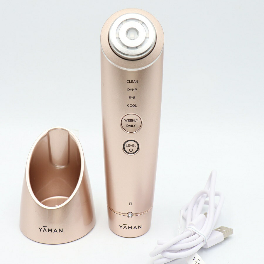 【お買い物マラソン限定クーポン】【美品】ヤーマン フォトプラス シャイニー M18-YL RF美顔器 シャンパンピンク 家庭用美容器 本体 【中古】|リファン店
