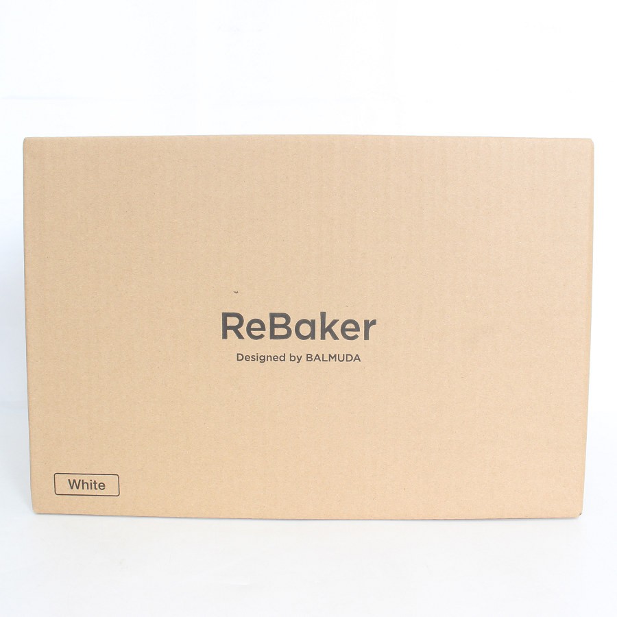 【尖んがり2倍！お買い出しマラソン】【未当て嵌める】BALMUDA ReBaker KTT01JP-WH 白いこと ベイクトースター バルミューダ リベイカー 本体 キッチン家電-トースター