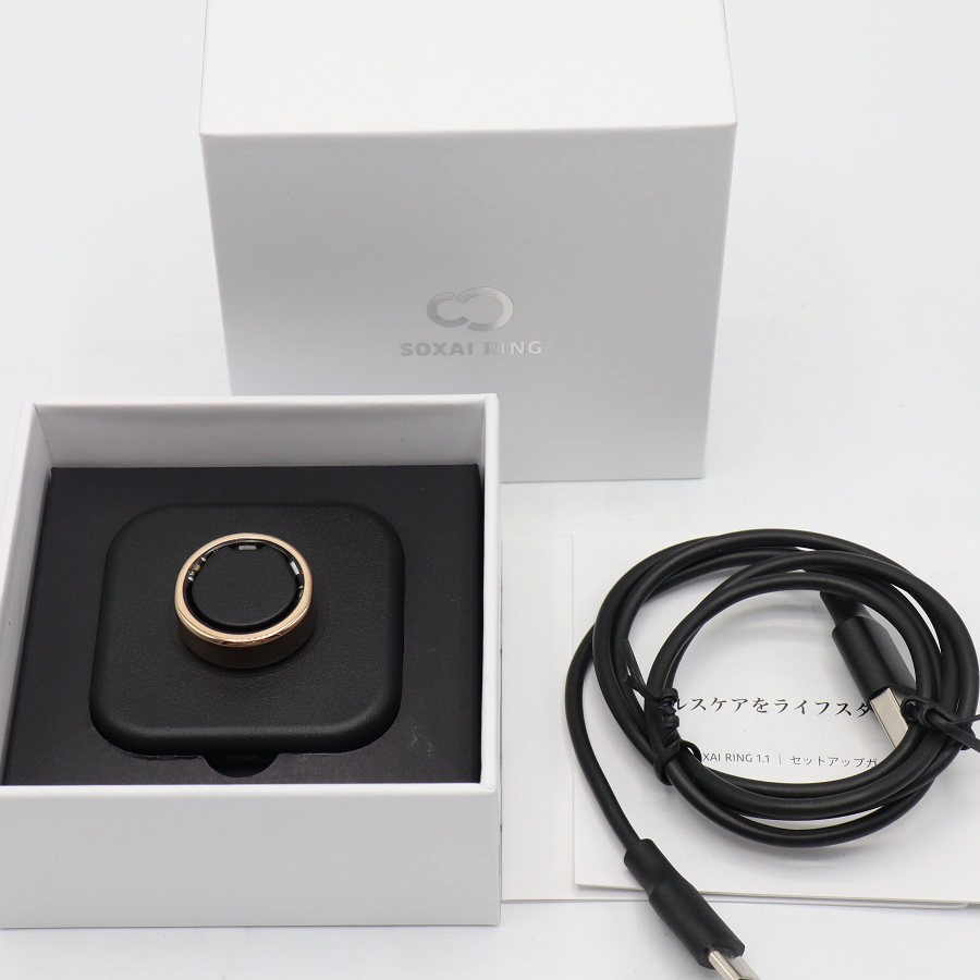 【百貨店SALE！制限事項引き換え証】【美品】SOXAI RING 1.1 R11144 サクラ色ゴールド 14号 SOXAIRING1.114PG かっこ良い輪っか ソクサイリング 本体 【中古】