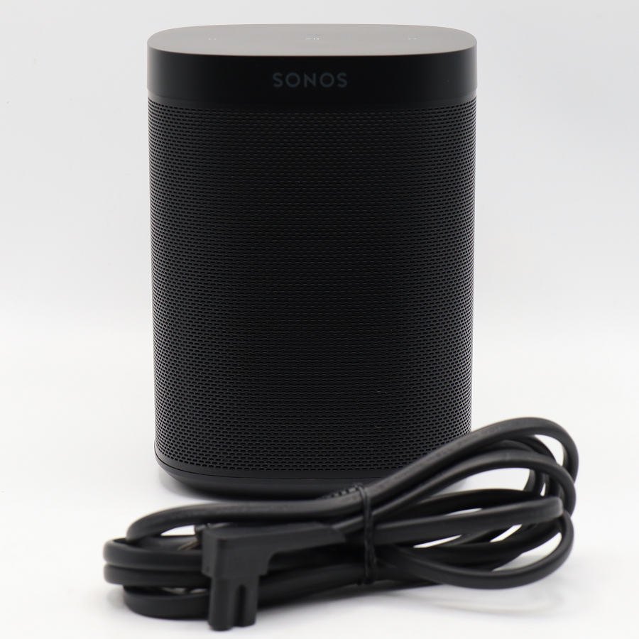 【百貨店SALE！押さえるクーポン券】【美品】Sonos One SL ONESLJP1BLK 黒いこと 無線電話金棒引き AirPlay2相応う ホームシアターサラウンドシステム 本体 【中古】