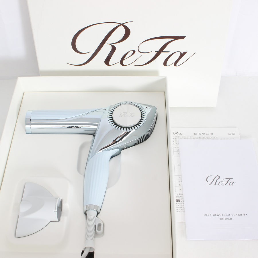 【百貨店SALE！押さえるクーポン券】【美品】MTG ReFa BEAUTECH DRYER BX RE-BQ-02A 白いこと 髪の毛ドライヤー リファビューテック ドライヤー 本体 【中古】