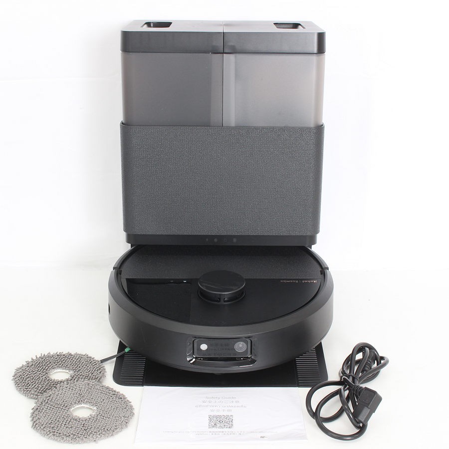 iRobot ルンバ Plus 505 Combo+AutoWash 充電ステーション N185060 ブラック ロボット掃除機 アイロボット プラス 本体 【中古】｜リファン店