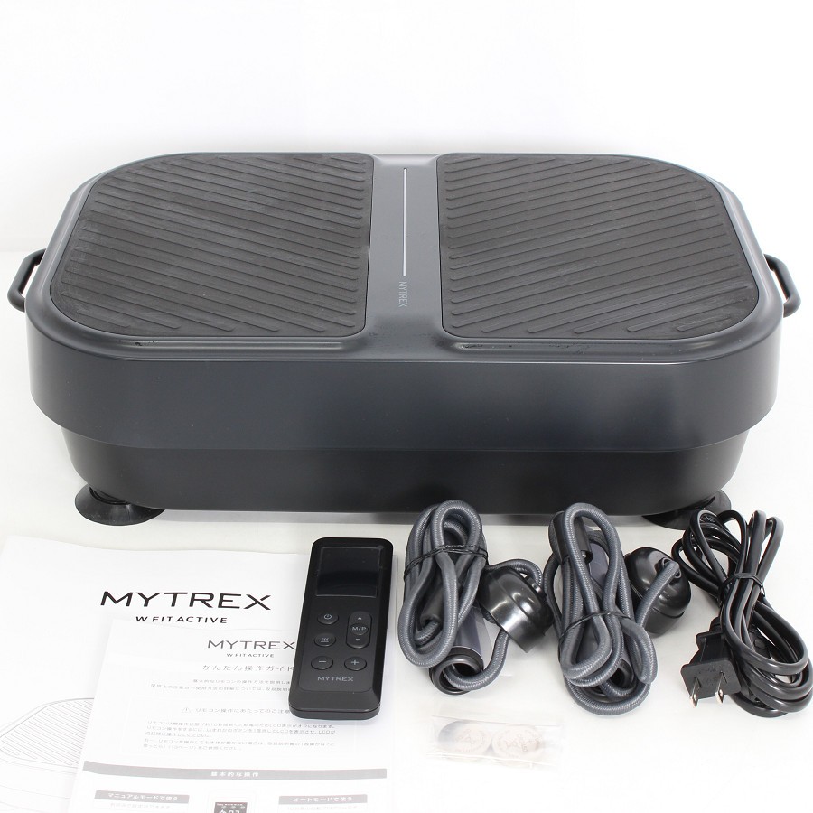 【百貨店SALE！押さえる引き換え証】【美品】MYTREX W FIT ACTIVE MT-WFA22B 運動すること 振りまわす器械 EMS マイトレックス ダブル相応う 活動的 本体 【中古】