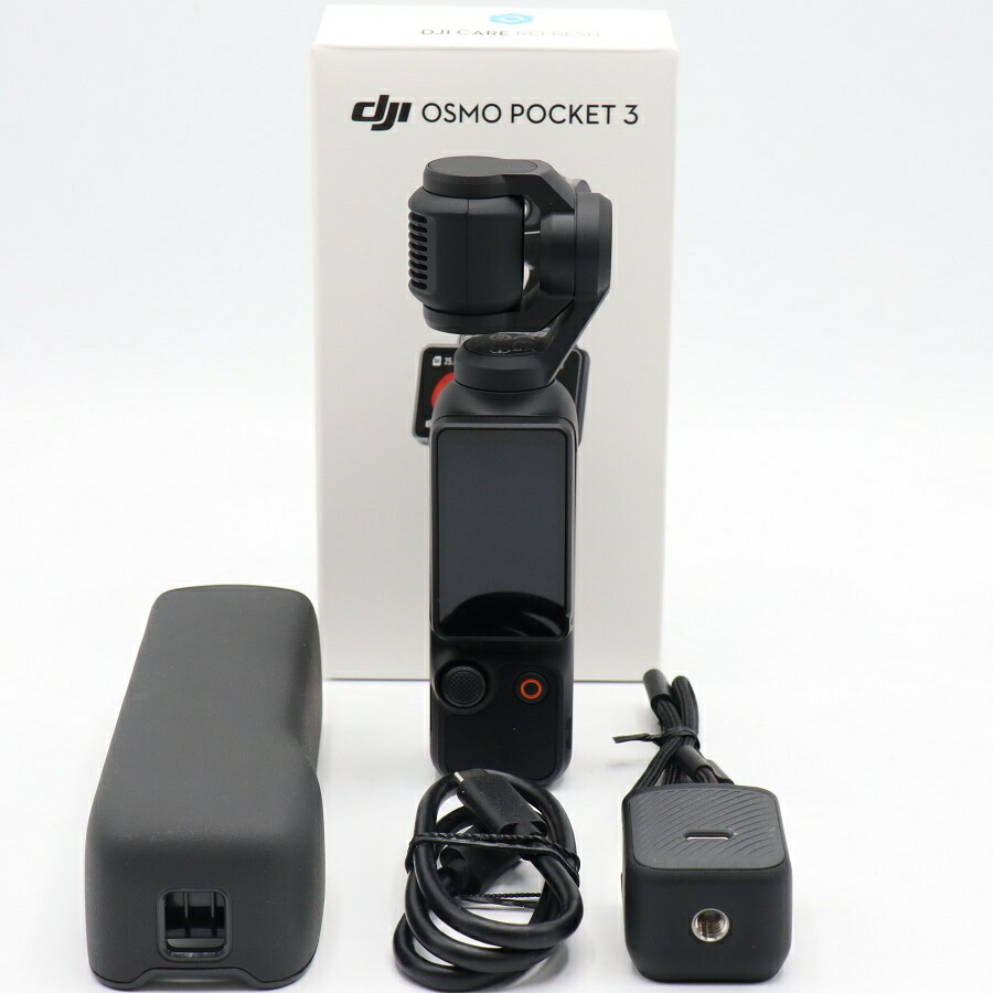 【百貨店SALE！押さえる引き換え証】【美品】DJI Osmo Pocket 3 OP9923 3軸安定器 1inCMOS検出器積み上げる 4K相応う ポケットジンバル 動き写真機 本体 【中古】