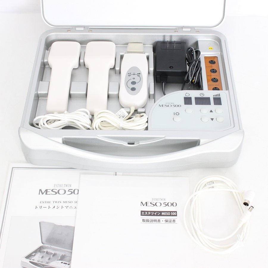 エステツイン MESO 500 老人ホームエステ 美容器 美顔器 超音波美容 上半身世話をする 本体 【中古】
