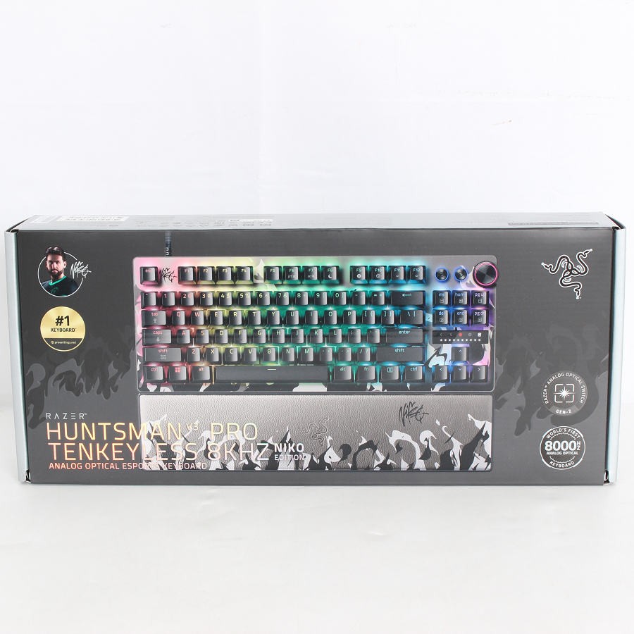 【未当て嵌める】Razer Huntsman V3 Pro Tenkeyless 8KHz Niko Edition RZ03-05521500-R3M1 ゲーミングキーボード レイザー 本体