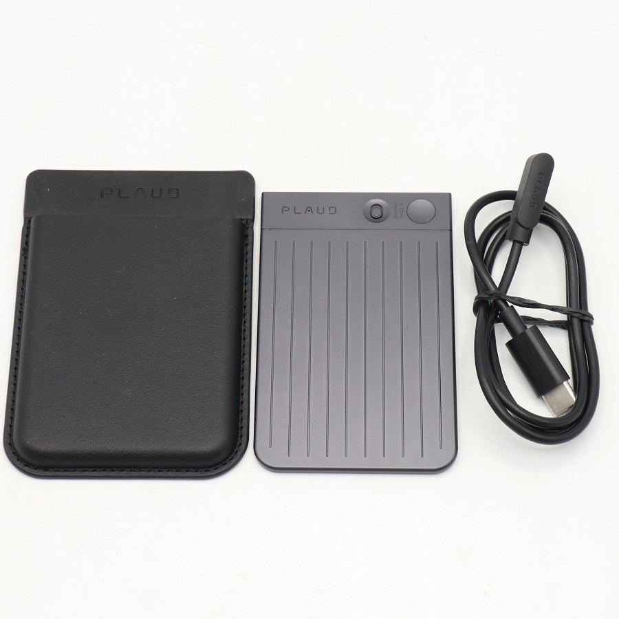 【美品】PLAUD NOTE PLD-64G-BL-JP 黒いこと 64GB 人工知能学ボイスレコーダー プラウド 万覚え帳 本体 【中古】