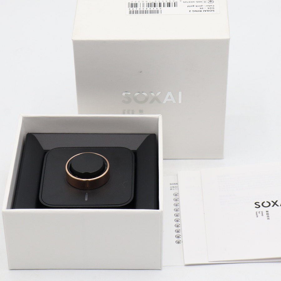【お買い物マラソン限定クーポン】【美品】SOXAI RING 2 ピンクゴールド 16号 SOXAIRING2PGD16 スマートリング ソクサイリング 本体 【中古】｜リファン店