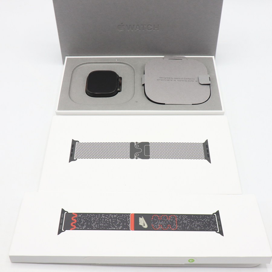 Apple Watch Ultra3 GPS+Cellular 49粍 MF1N4J/A 黒いことチタニウム/ブラックチタニウムミラネーゼループ S アップルウォッチ 本体 【中古】