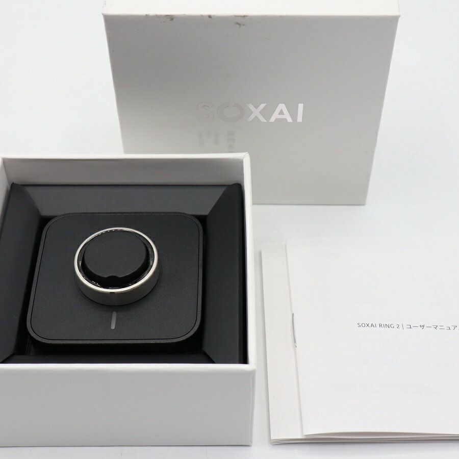 【美品】SOXAI RING 2 引っ敷きしろがね色 18号 SOXAIRING2MSL18 かっこ良い輪っか ソクサイリング 本体 【中古】