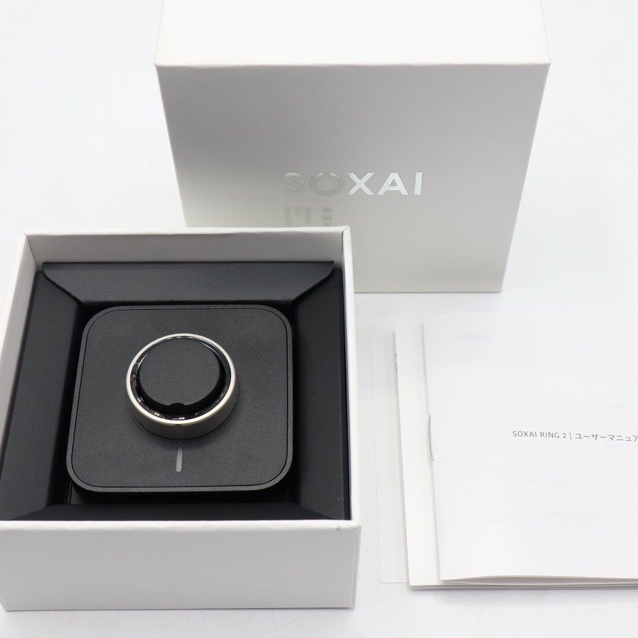 【美品】SOXAI RING 2 引っ敷きしろがね色 18号 SOXAIRING2MSL18 かっこ良い輪っか ソクサイリング 本体 【中古】