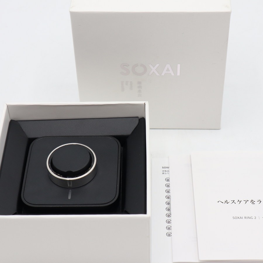 【お買い物マラソン限定クーポン】【美品】SOXAI RING 2 シルバー 22号 SOXAIRING2SL22 スマートリング ソクサイリング 本体 【中古】｜リファン店