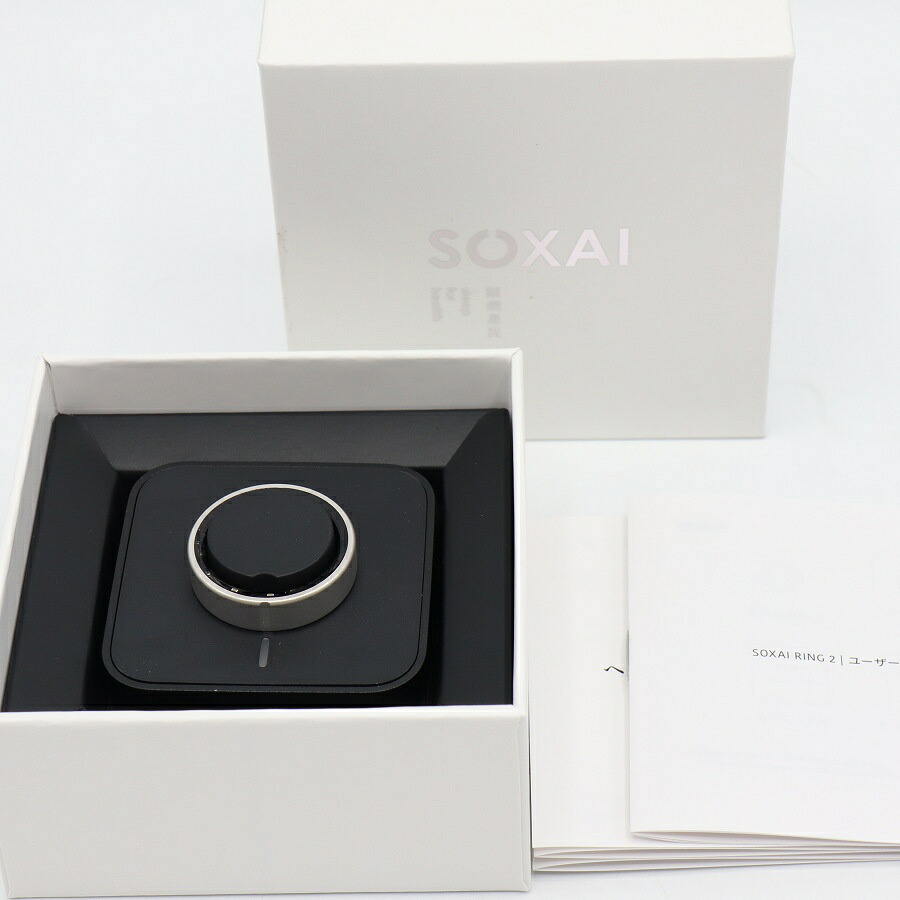 【お買い物マラソン限定クーポン】【美品】SOXAI RING 2 マットシルバー 22号 SOXAIRING2MSL22 スマートリング ソクサイリング 本体 【中古】｜リファン店