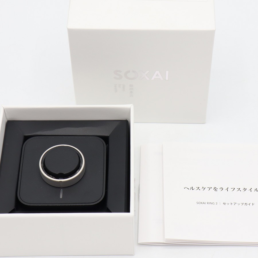 【お買い物マラソン限定クーポン】【美品】SOXAI RING 2 マットシルバー 22号 SOXAIRING2MSL22 スマートリング ソクサイリング 本体 【中古】｜リファン店