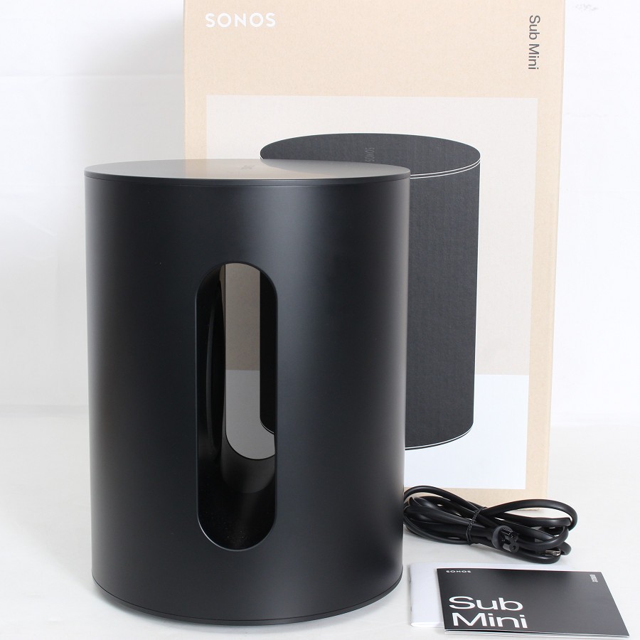 【お買い物マラソン限定クーポン】Sonos Sub Mini SUBM1JP1BLK ブラック ワイヤレスサブウーファー ソノス サブ ミニ 本体 【中古】｜リファン店