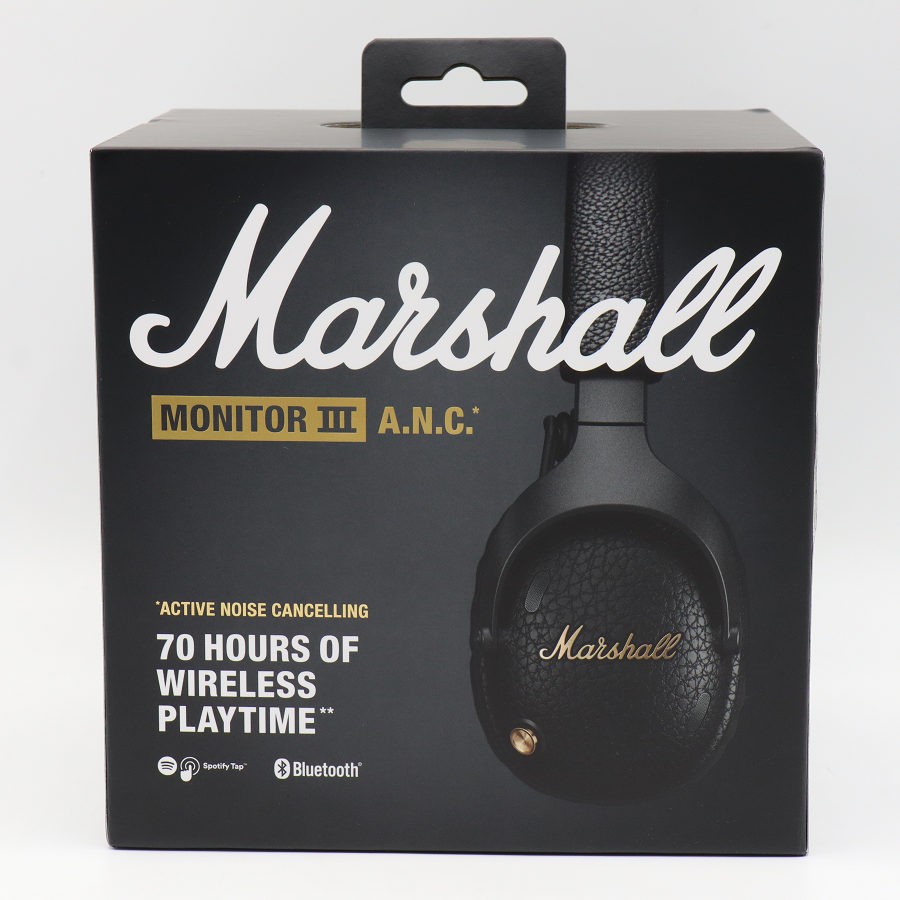 【お買い物マラソン限定クーポン】【未使用】Marshall MONITOR 3 A.N.C. ブラック ヘッドホン アクティブノイズキャンセリング マーシャル モニター 本体｜リファン店
