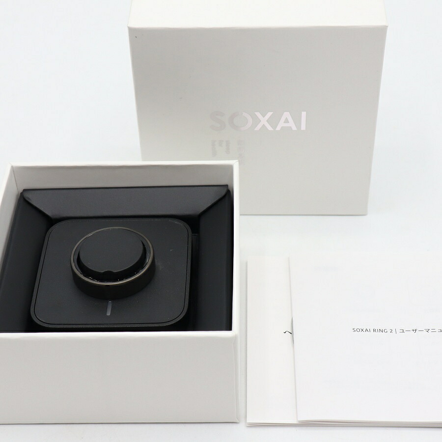 【お買い物マラソン限定クーポン】【美品】SOXAI RING 2 マットブラック 24号 SOXAIRING2MBK24 スマートリング ソクサイリング 本体 【中古】｜リファン店