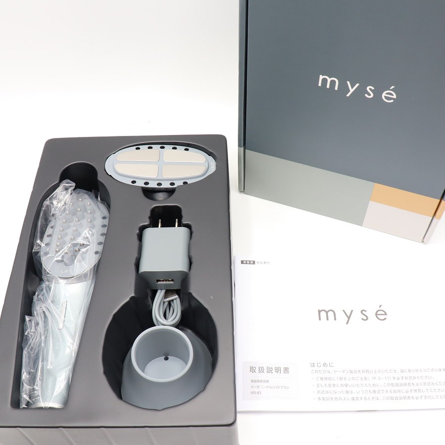 【お買い物マラソン限定クーポン】【未使用/訳あり】ヤーマン ミーゼ ニードルリフトブラシ MS-83S 美顔器 EMS スカルプ 頭皮 防水 myse YA-MAN 本体｜リファン店 20,916円