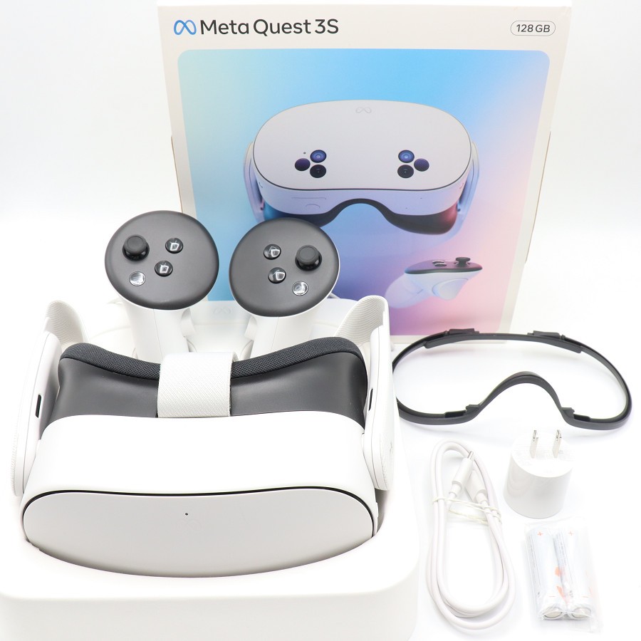 【楽天市場】【美品】Meta Quest 3S 128GB VR ヘッドマウントディスプレイ ヘッドセット メタクエスト3S SK ...