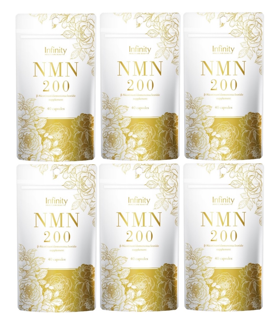 ダイエット 美容 健康食品 インフィニティ― NMN200 40粒 6個セット サプリメント