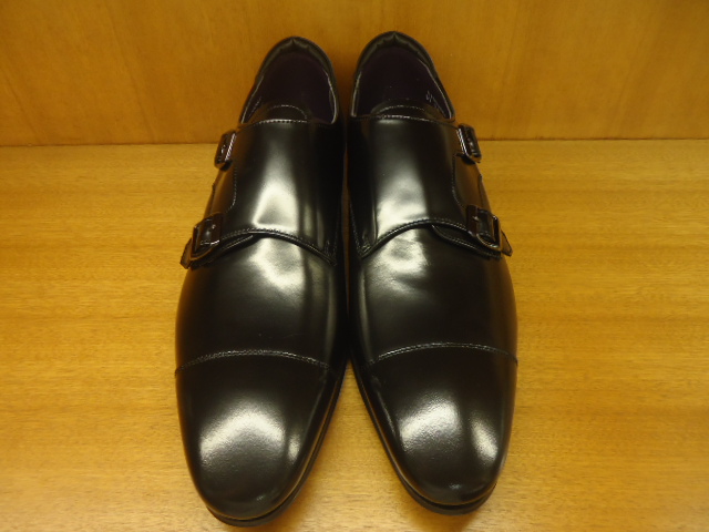 【正規美品】REGAL 27EL BD 25cmブラック ダブルモンクストラップ 27elbl_6.jpg