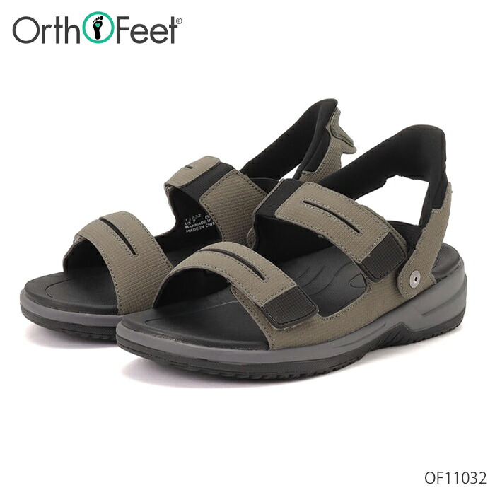 オーソフィート Orthofeet ネプチューン NEPTUNE 並み並み 広広とした OF11032 マイクロ衣料繊維 メンズ サンダル 2E 3E 幅ひろい ハンズフリー 三尺帯印字機 ヒールストラップ シューズ 靴 速乾