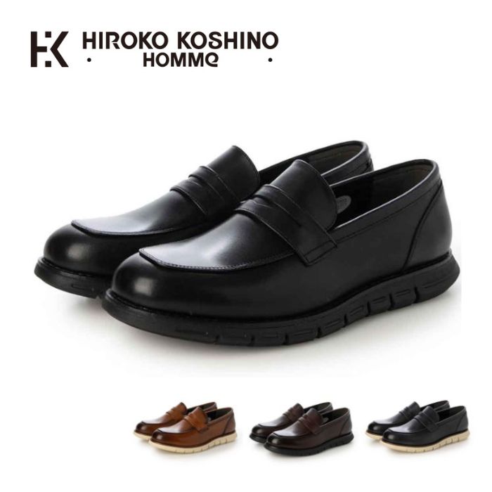 ヒロコ コシノ オム HIROKO KOSHINO HOMME メンズ スリッポンドレスシューズ HR5014 フォーマル ビジネス シューズ 靴 正規品|高級靴有名メーカー店REGALO