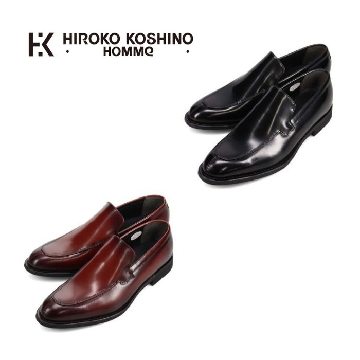 ヒロコ コシノ オム HIROKO KOSHINO HOMME メンズ エレガント ユーチップスリッポンドレスシューズ HR8003 フォーマル ビジネス シューズ 靴 3E 正規品