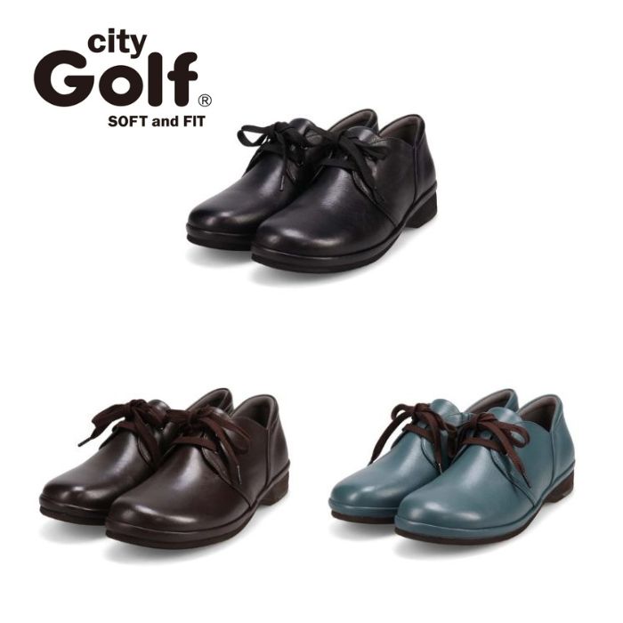 City Golf シティ ゴルフ プラット製法のソフトカジュアルシューズ GFL20152 レディース カジュアル シューズ 幅広 靴 正規品
