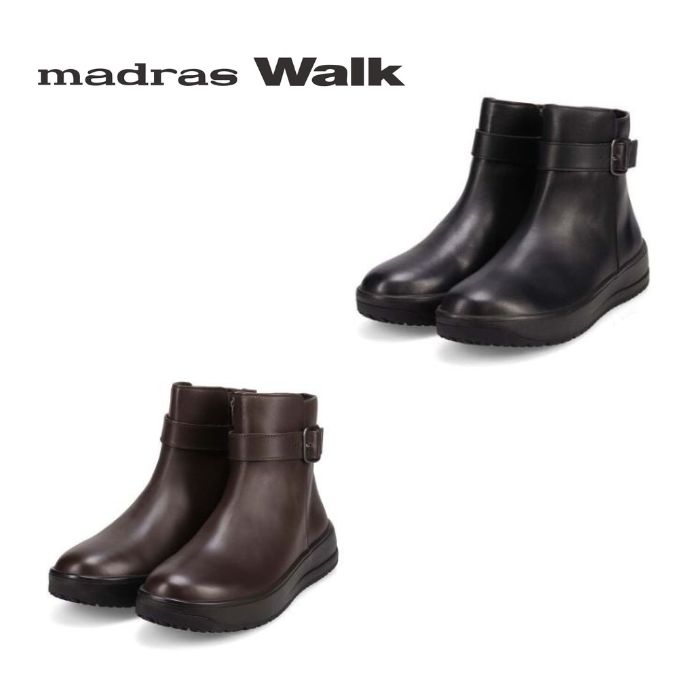 マドラスウォーク madras Walk ゴアテックス GORE-TEX カジュアルショートブーツ MWL1037 レディース 心地よい ブーツ 定め事品 靴 3E