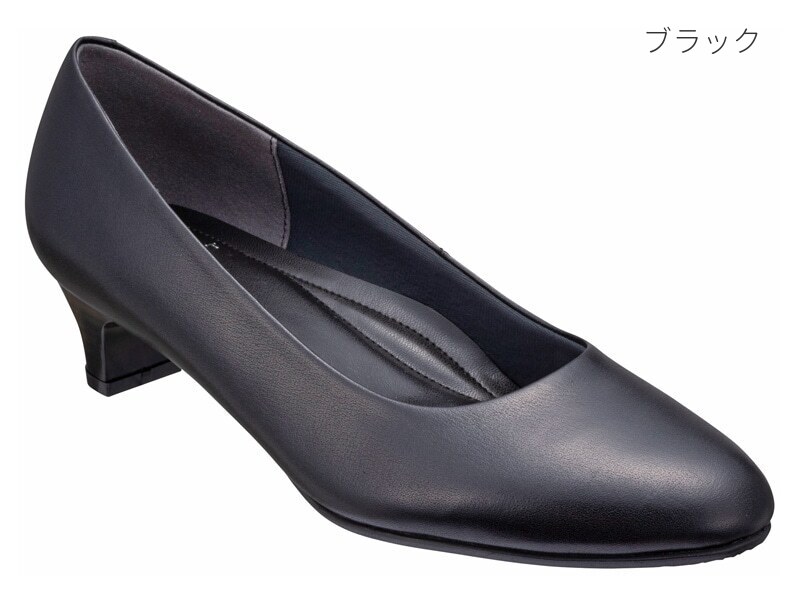 リーガル ビューフィット REGAL BEAUFIT プレーンパンプス ブラック A97XAD A97X AD 幅広 5E オフィス 通勤 牛革 日本製 靴 正規品|高級靴有名メーカー店REGALO