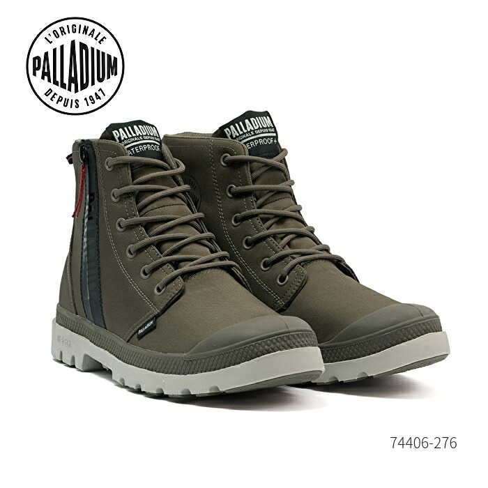 PALLADIUM パラディウム PAMPA HI SEEKER2 LT+WP+ 74406 276 軽量 スニーカー ハイカット サイドジップ メンズ レディース