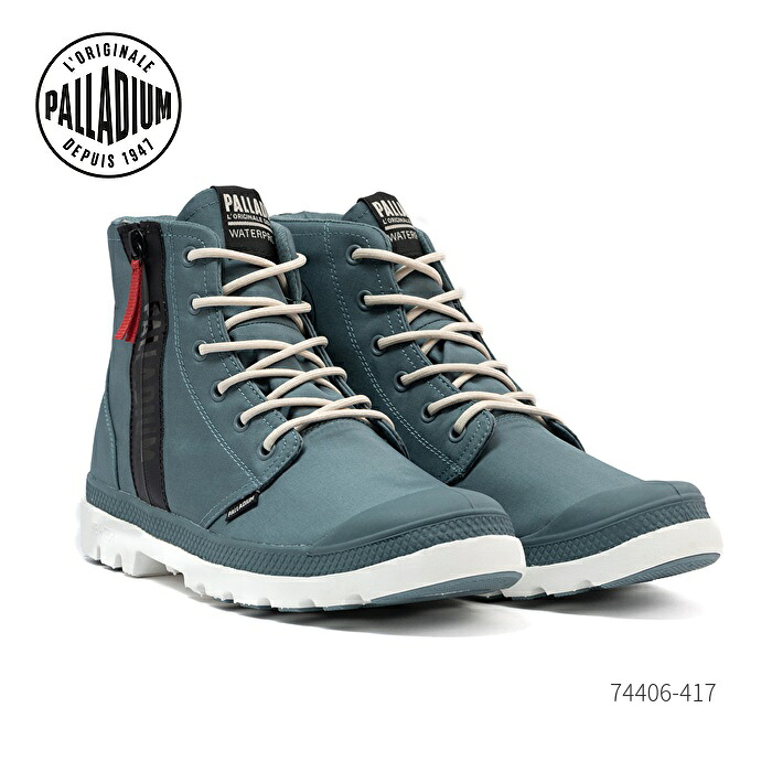 PALLADIUM パラディウム PAMPA HI SEEKER2 LT+WP+ 74406 417 軽量 スニーカー ハイカット サイドジップ メンズ レディース