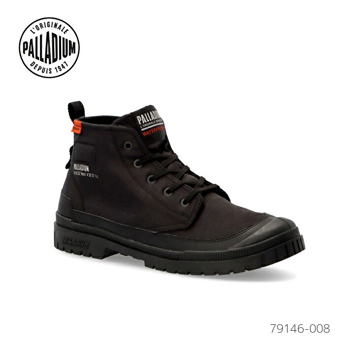 PALLADIUM パラディウム SP20 HI WP+ 79146 008 ブラック メンズ レディース ユニセックス スニーカー 防水 シューズ 正規品