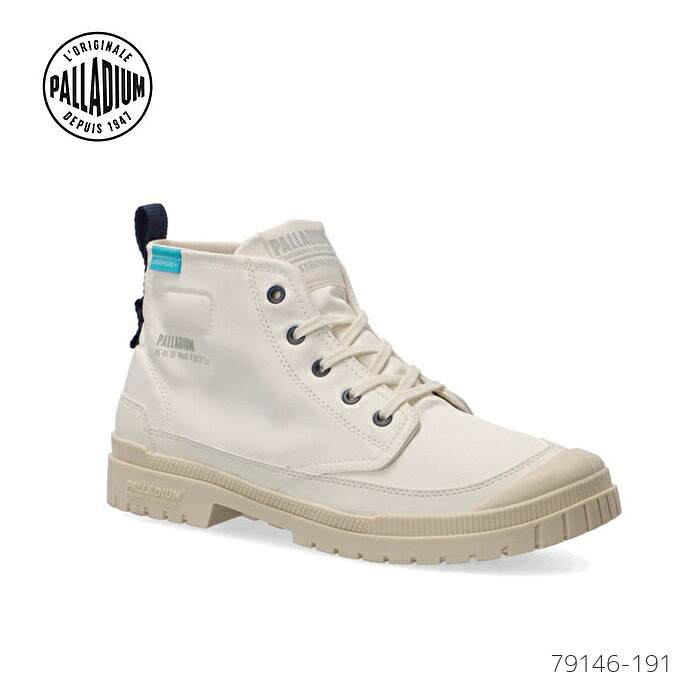 PALLADIUM パラディウム SP20 HI WP+ 79146 191 ホワイト メンズ レディース ユニセックス スニーカー 防水 シューズ 正規品｜高級靴有名メーカー店ＲＥＧＡＬＯ