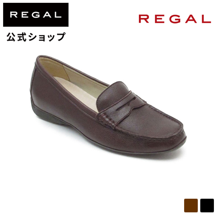 楽天市場】【公式】 REGAL F02QAD シンプルモカシン ブラック 