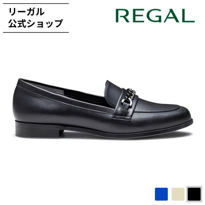 【新品】REGALビット付きフラットシューズ　ブラック 23.5㎝ 楽天市場】【公式】 R. S04C ビット付きフラットシューズ