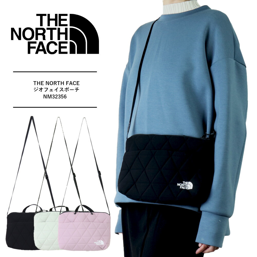 THE NORTH FACE ショルダーバッグ THE NORTH FACE ショルダー ポーチ ザ・ノース・フェイス ショルダーバッグ THE NORTH FACE ショルダーバッグ THE NORTH FACE ジオフェイスポーチ レディース メンズ クッション性 PC機器収納 NM32356 新カラー追加！